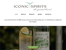 Tablet Screenshot of iconicspirits.com